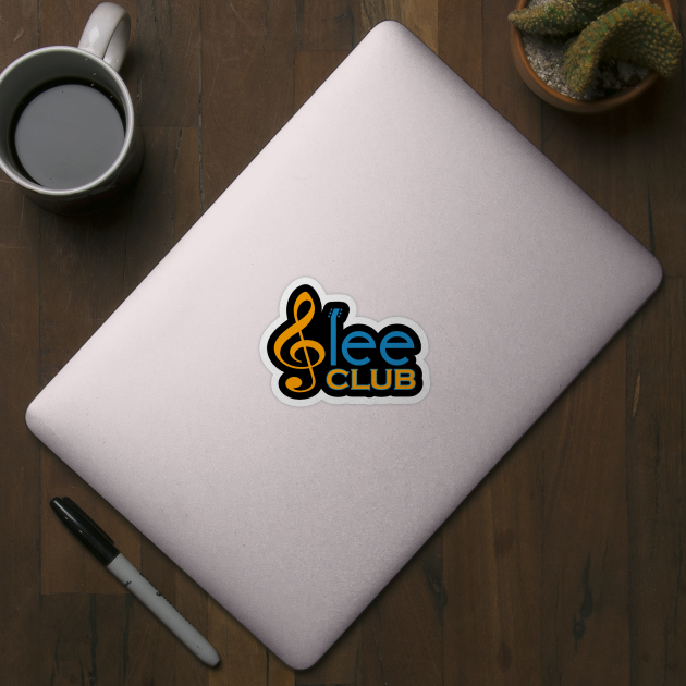 Glee Club Yellow and Blue T Shirt by oldrockerdudes